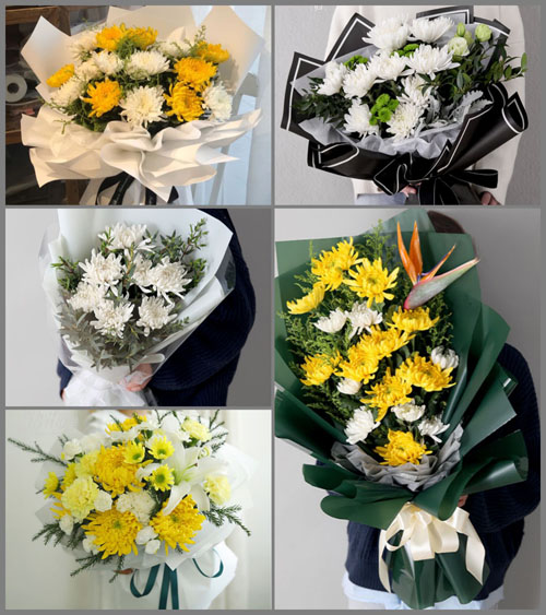湖北咸宁市通山县闯王镇白事花束代送